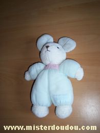 Nounours Souris Vert pastel rose - Très bon état