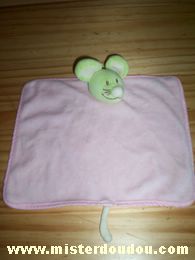 Tex Souris Rose tête verte - Très bon état