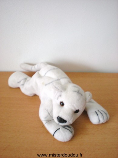 Marque Inconnue Tigre Tigre blanc couché rayures noires - Très bon état