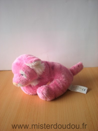 Marque Inconnue Tigre Rose blanc - Très bon état