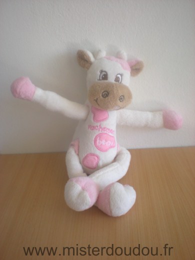 Cmp Vache Blanc rose "vachement beau" - Très bon état