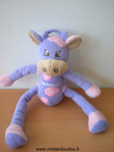 Cmp Vache Mauve rose inscription "vachement love" - Très bon état