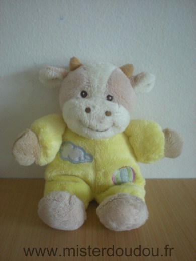 Gipsy Vache Jaune beige nuage montgolfiere - Très bon état