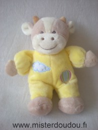 Gipsy Vache Jaune motifs nuage et mongolfiere - Très bon état