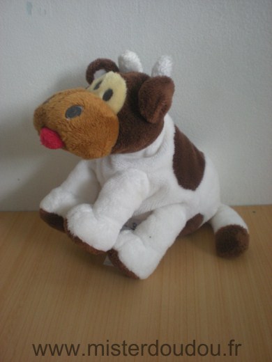 H et m Vache Blanc taches marron - Très bon état