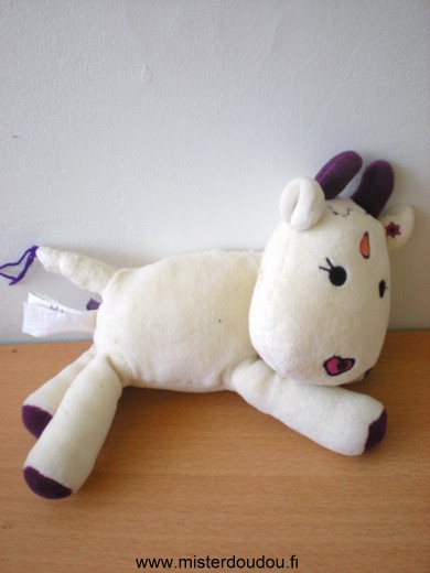 Marese Vache Blanc violet - Bon état