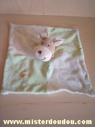 Maxita Vache Vert blanc possède un foulard et un arbre brodé - Mauvais état
