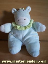 Tex Vache Bleu avec une collerette verte - Très bon état
