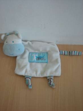 Marque Inconnue Vache Beige bleu " toros" - Très bon état