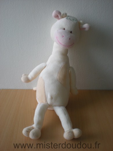 Marque Inconnue Vache Blanc taches beiges - Très bon état