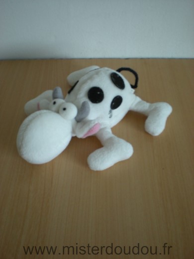 Marque Inconnue Vache Heye blanc ronds noirs gros yeux - Très bon état