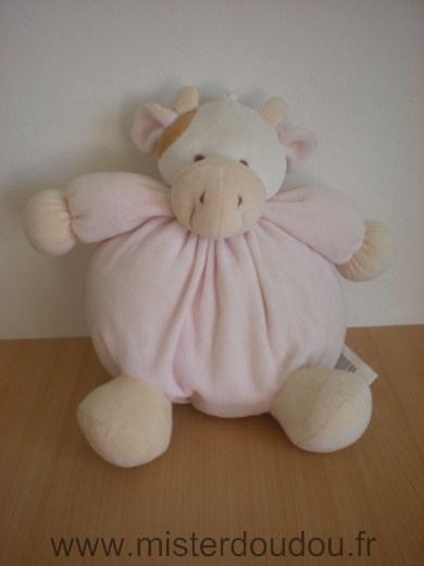 Marque Inconnue Vache Rose pale, blanc beige - Très bon état