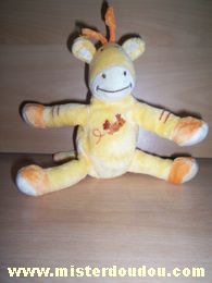 Amtoys Zébre Jaune orange - Très bon état