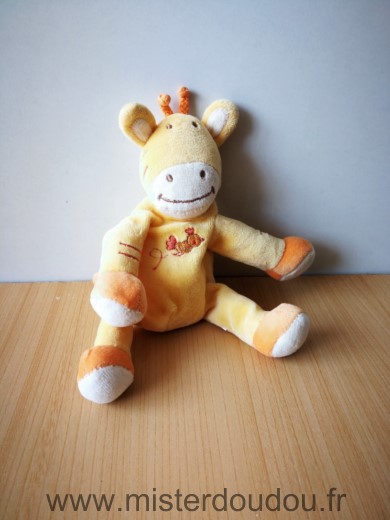 Bébérêve Zébre Girafe jaune orange - Très bon état